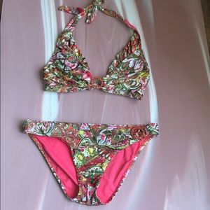 Becca colorful bikini.